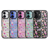 iPhone 16 Pro Max Sunday Flowers Black Impact Phone Case