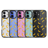 iPhone 16 Pro Max Banana Pattern Black Impact Phone Case