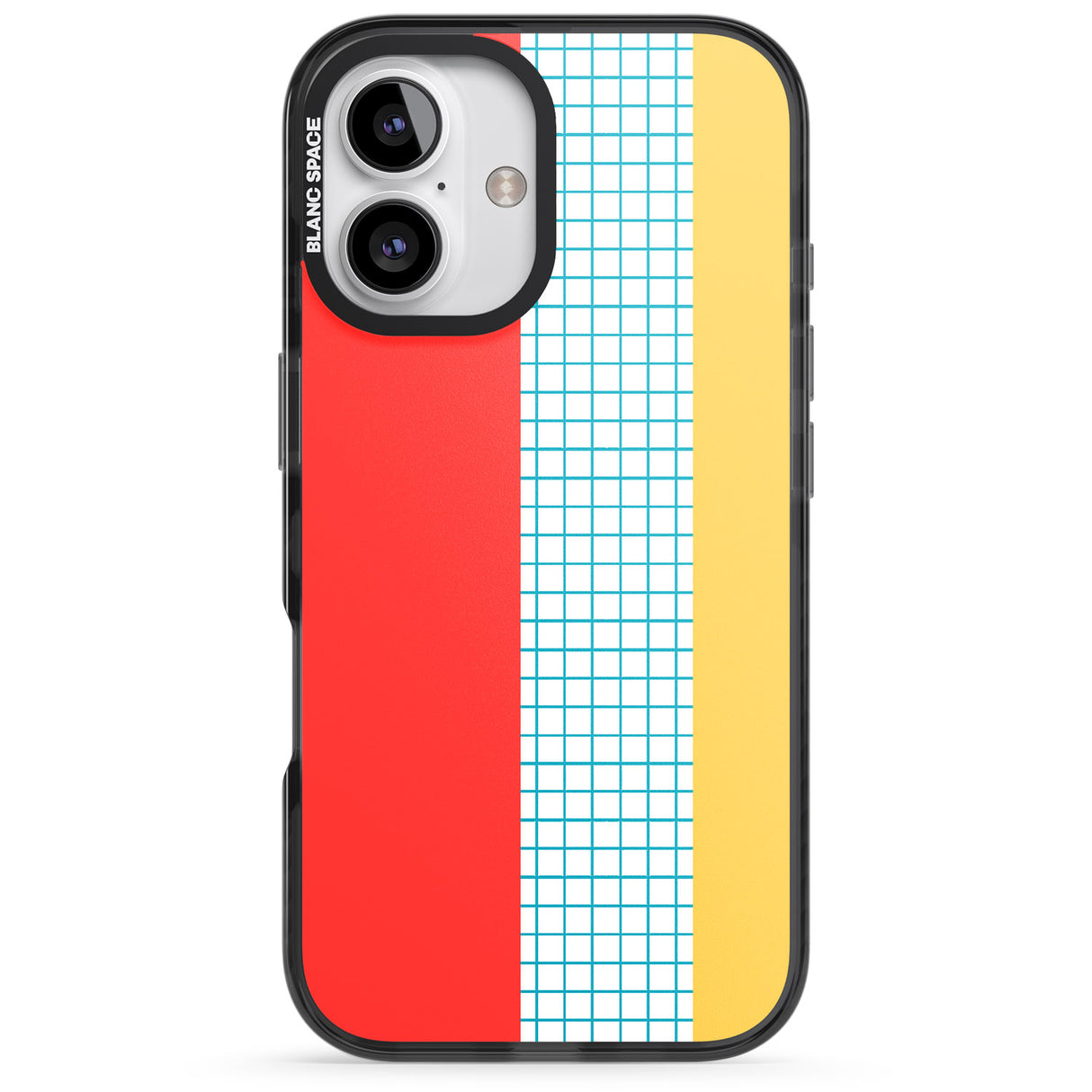 Abstract Grid Red, Blue, Yellow