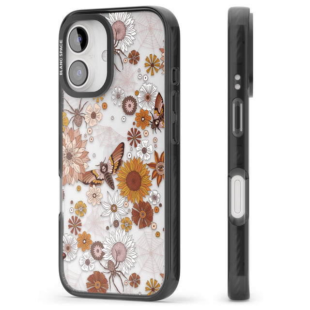 iPhone 16 Pro Max Halloween Wildlife Black Impact Phone Case