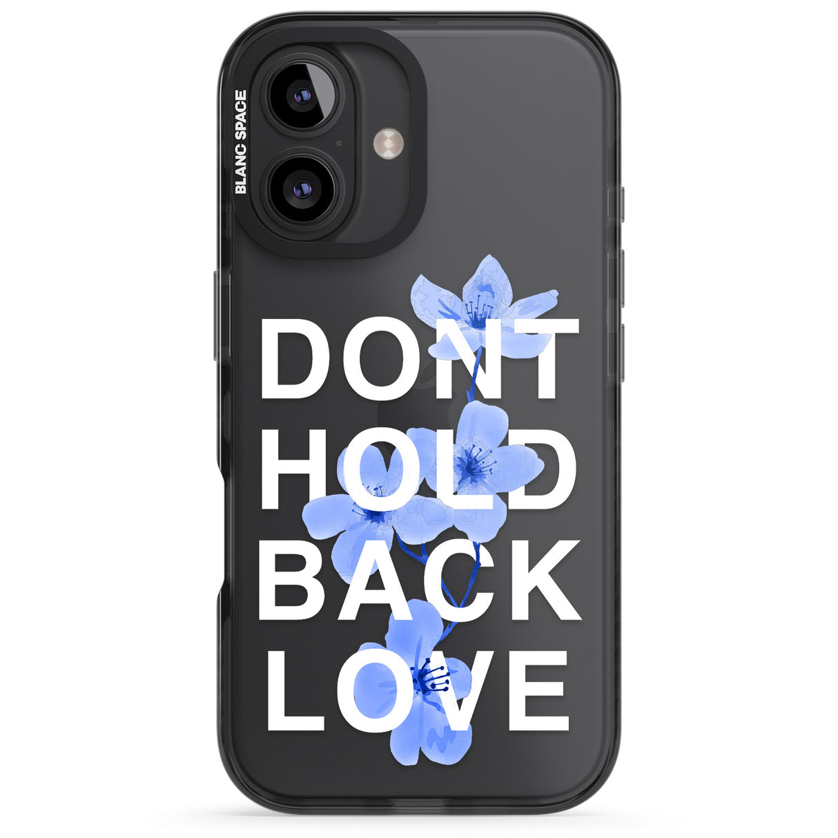 Don't Hold Back Love - Blue & White