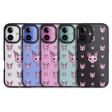 iPhone 16 Pro Max Demon Cat Pattern Black Impact Phone Case