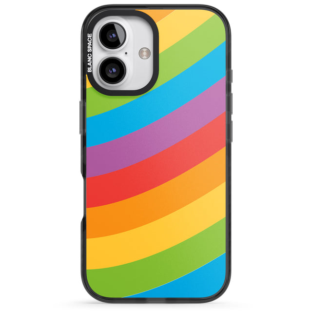 iPhone 16 Pro Max Lucky Rainbow Black Impact Phone Case