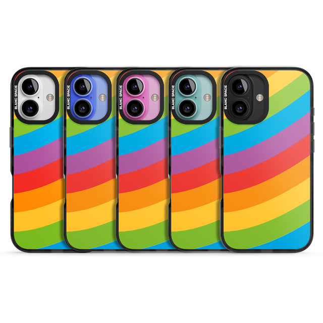 iPhone 16 Pro Max Lucky Rainbow Black Impact Phone Case