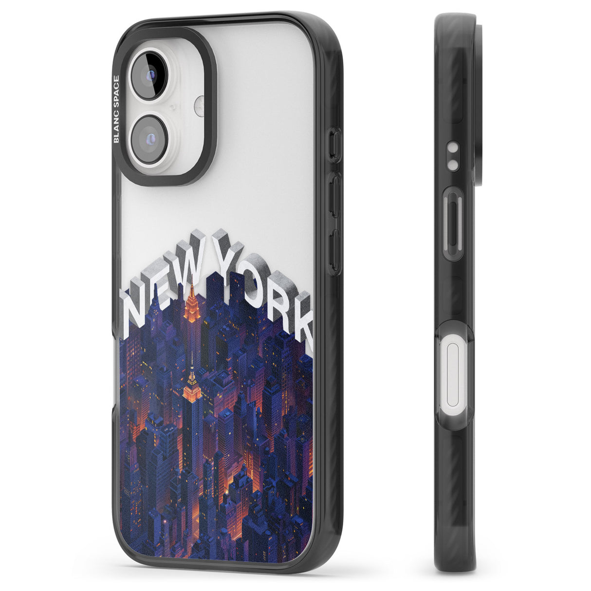 iPhone 16 Pro Max New York City Black Impact Phone Case + Magsafe