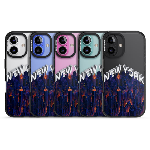 iPhone 16 Pro Max New York City Black Impact Phone Case + Magsafe