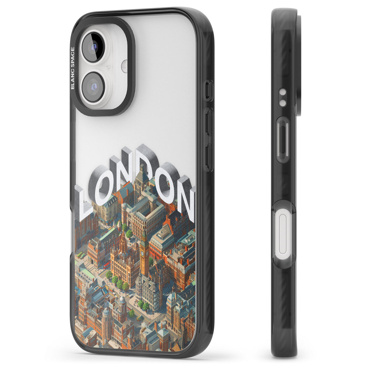 iPhone 16 Pro Max London Black Impact Phone Case + Magsafe