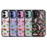 iPhone 16 Pro Max Koi Fish Japanese Watercolour Black Impact Phone Case