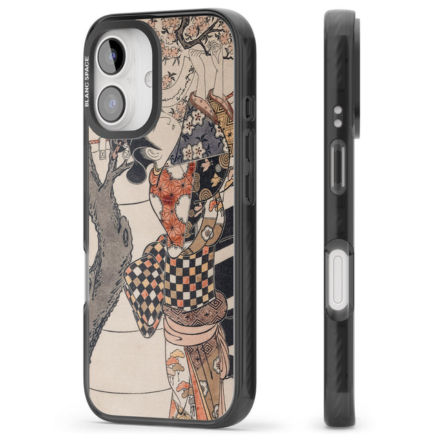 iPhone 16 Pro Max Vintage Japan Black Impact Phone Case