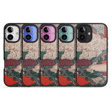 iPhone 16 Pro Max Vintage Japanese Illustrations Japanese City Black Impact Phone Case