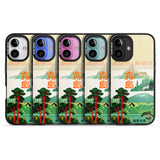 iPhone 16 Pro Max Japan Travel Poster (1930s) Black Impact Phone Case + Magsafe