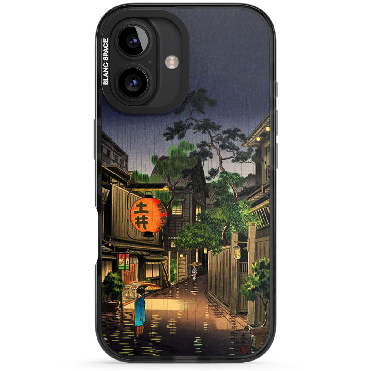 Evening in Ushigome Black Impact Phone Case for iPhone 16, iPhone 16 Plus