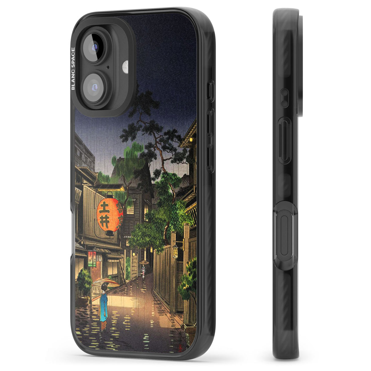 Evening in Ushigome Black Impact Phone Case for iPhone 16, iPhone 16 Plus