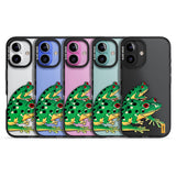 Matsumoto Hoji Frog Green Black Impact Phone Case for iPhone 16, iPhone 16 Plus