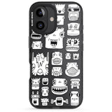 iPhone 16 Pro Max Burst Heads Black Impact Phone Case