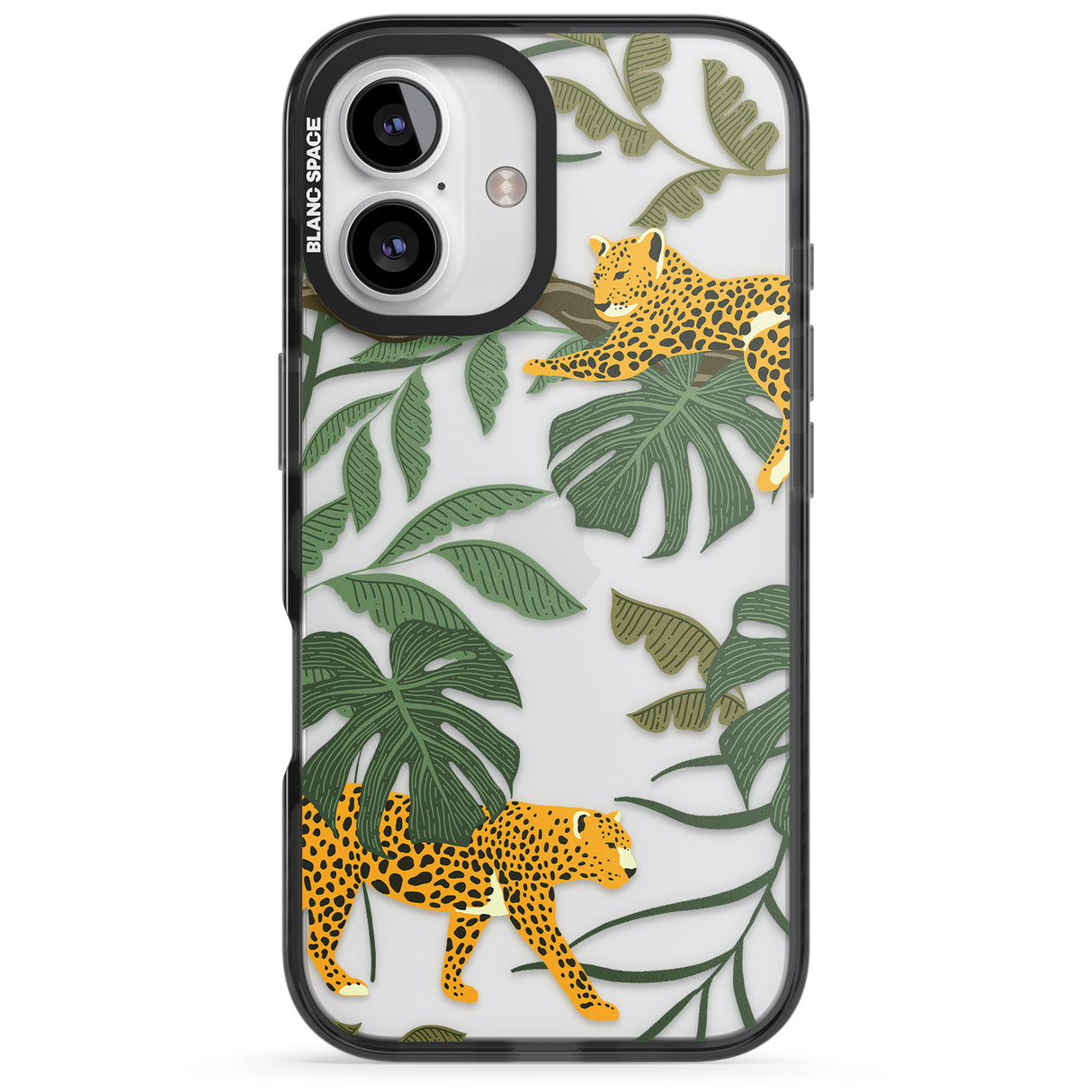 Two Jaguars & Foliage Jungle Cat Pattern