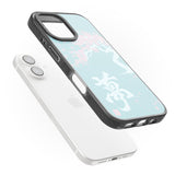 Dreams & Cherry Blossom Black Impact Phone Case for iPhone 16, iPhone 16 Plus