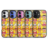 iPhone 16 Pro Max Ramen Noodle Kawaii Pattern Black Impact Phone Case