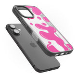 iPhone 16 Pro Max Pink Lava Lamp Black Impact Phone Case