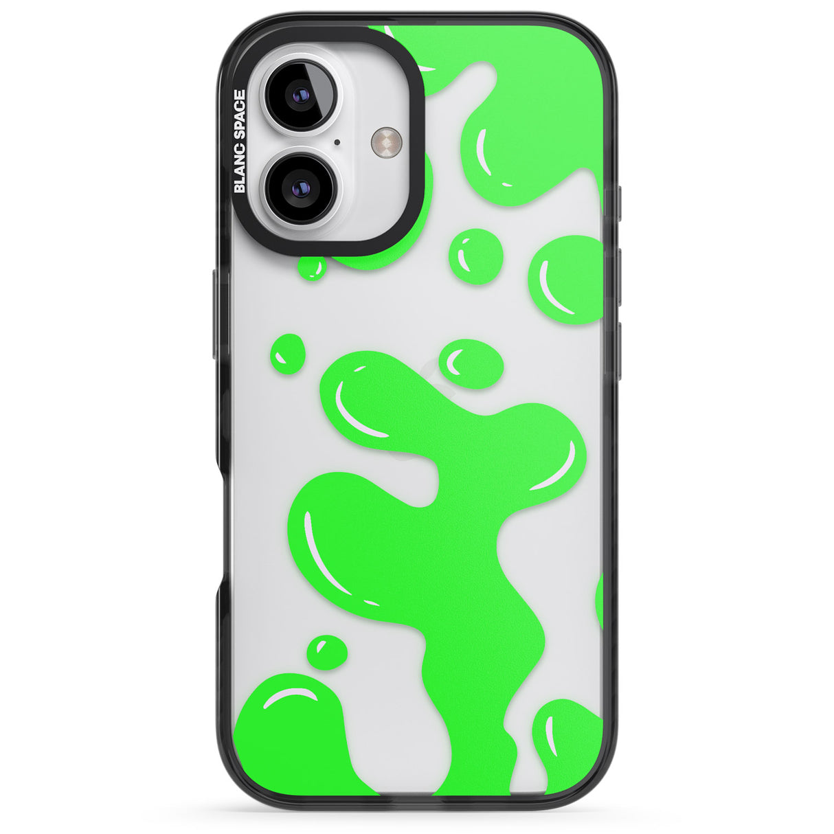 iPhone 16 Pro Max Green Lava Lamp Black Impact Phone Case