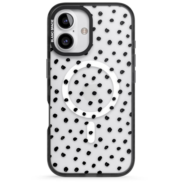 Messy Black Dot Pattern