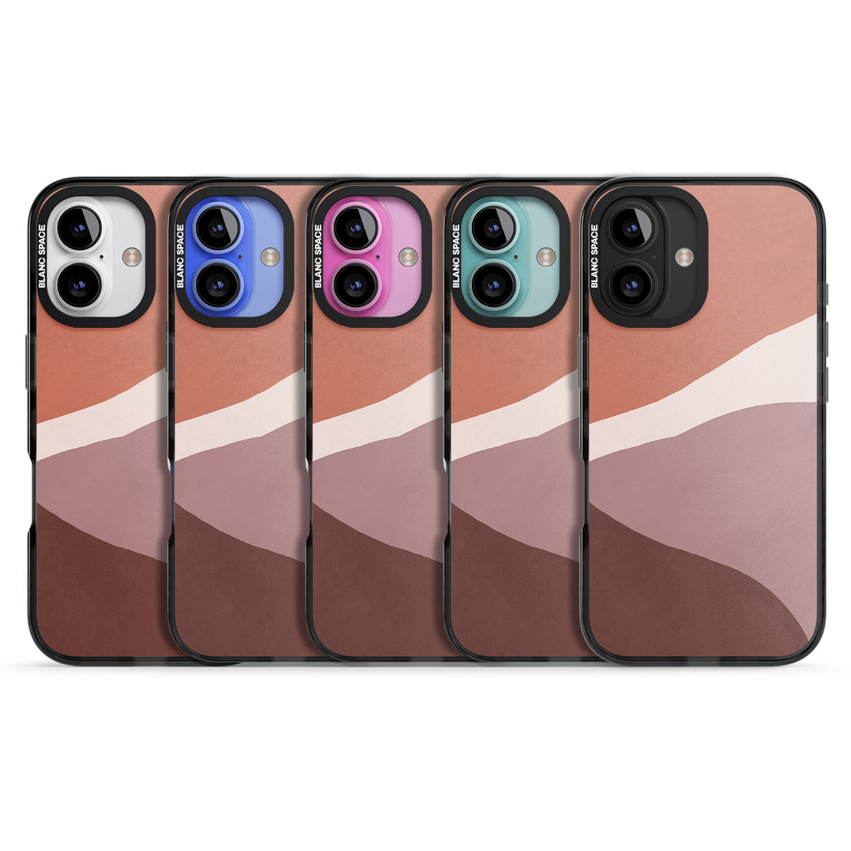 iPhone 16 Pro Max Lush Abstract Watercolour Design #2 Black Impact Phone Case