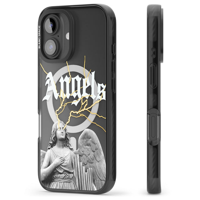 iPhone 16 Pro Max ANGELS Black Impact Phone Case