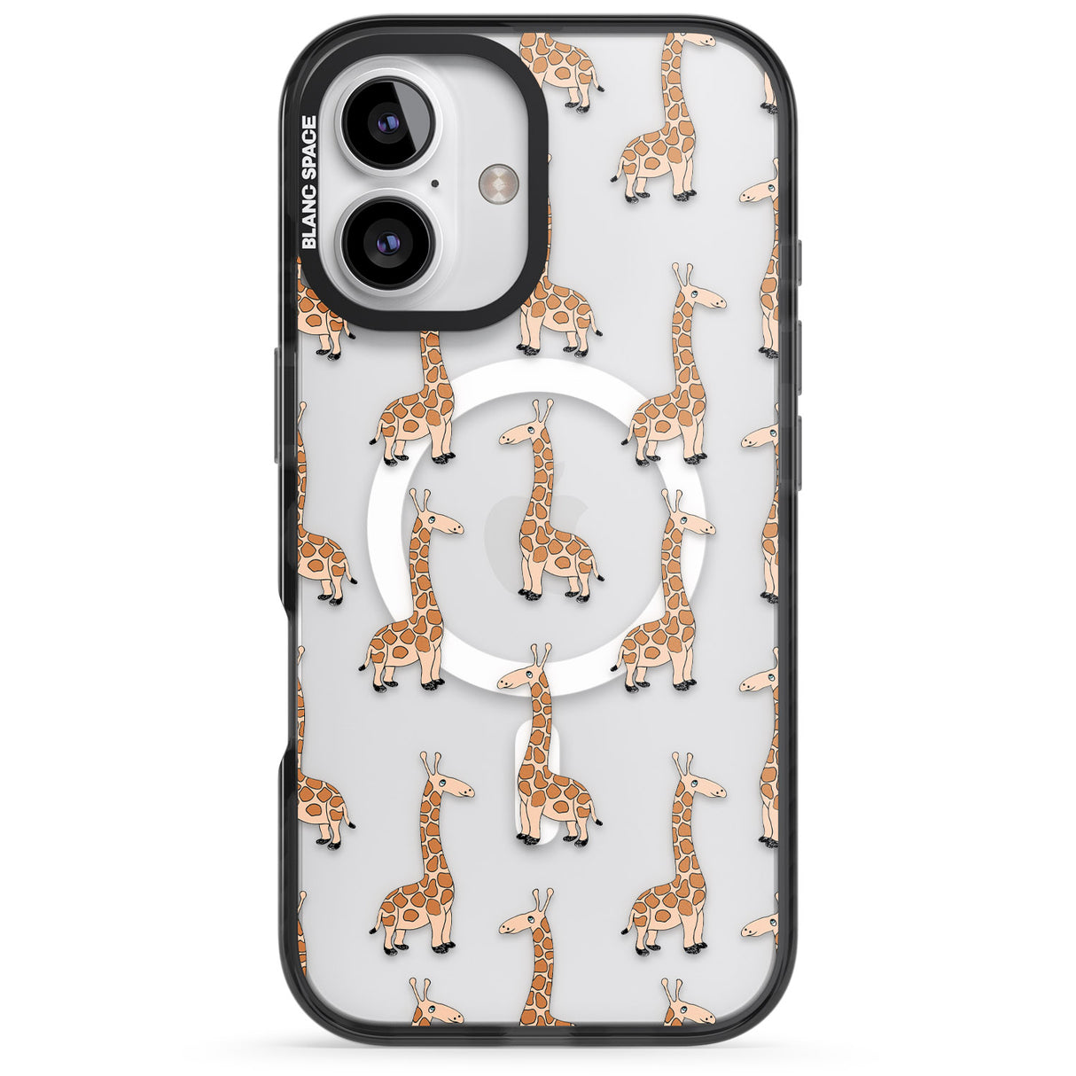 Cute Giraffe Pattern Clear