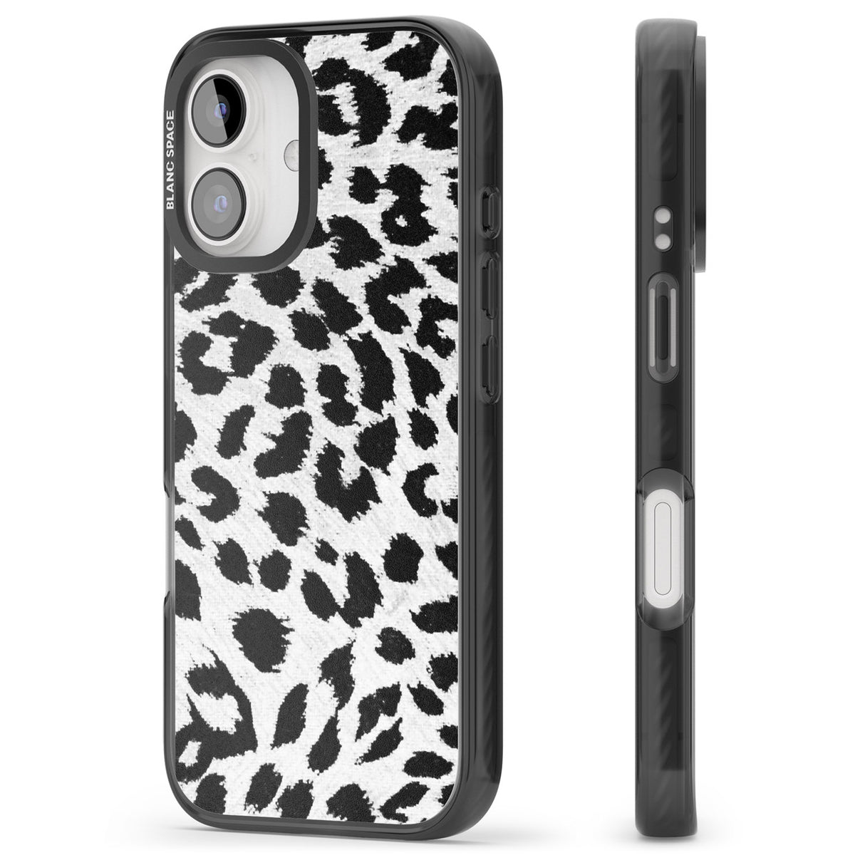 iPhone 16 Pro Max Rar Leopard Print White Black Impact Phone Case