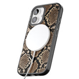 iPhone 16 Pro Max Snakeskin Black Impact Phone Case