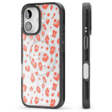 iPhone 16 Pro Max Two Colour Jaguar Transparent Animal Print Black Impact Phone Case