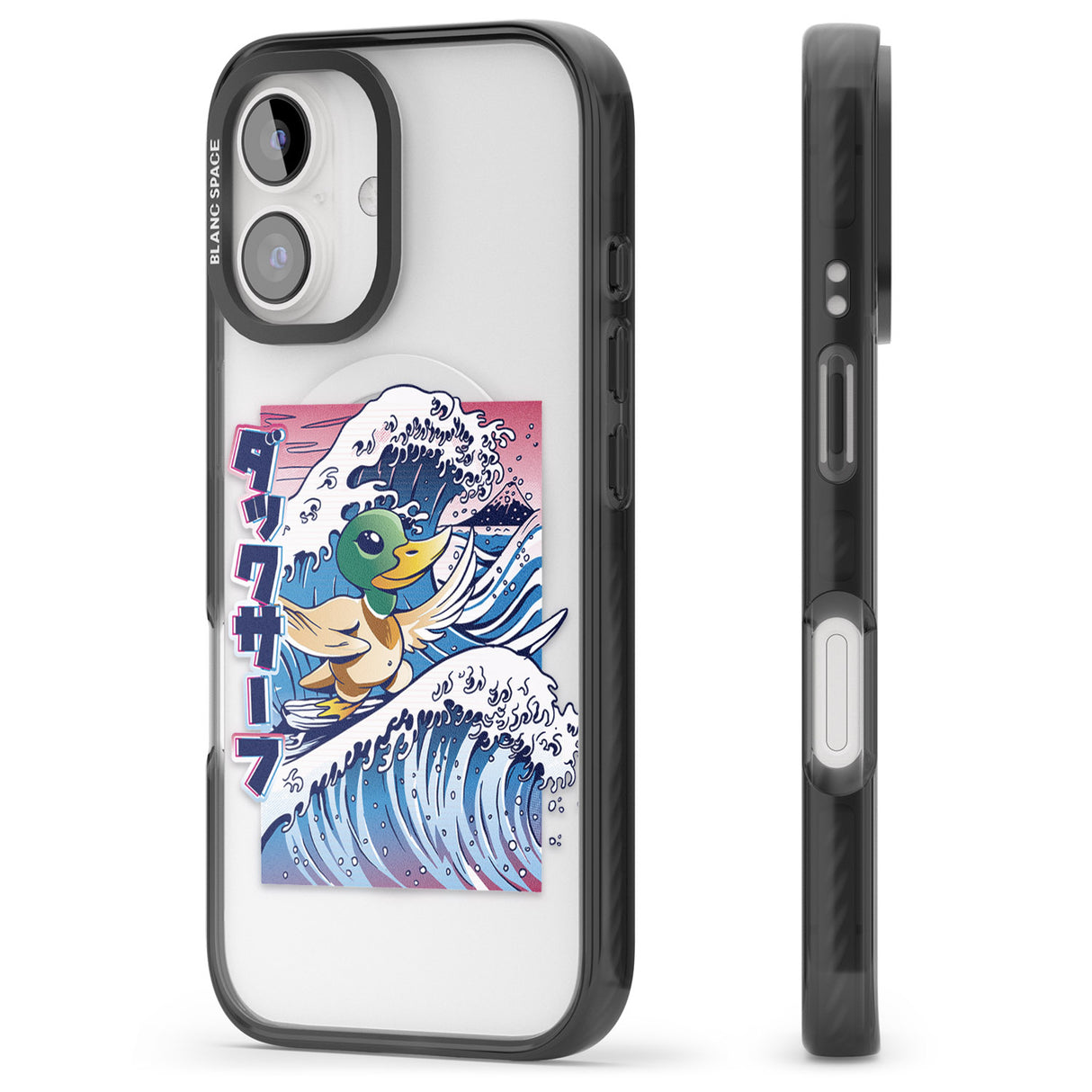 iPhone 16 Pro Max Duck Surf Black Impact Phone Case