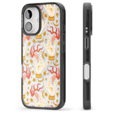 iPhone 16 Pro Max Hand Watcher Pattern Black Impact Phone Case