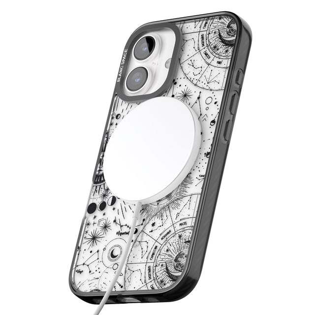 iPhone 16 Pro Max Suns & Constellations Astrological Black Impact Phone Case