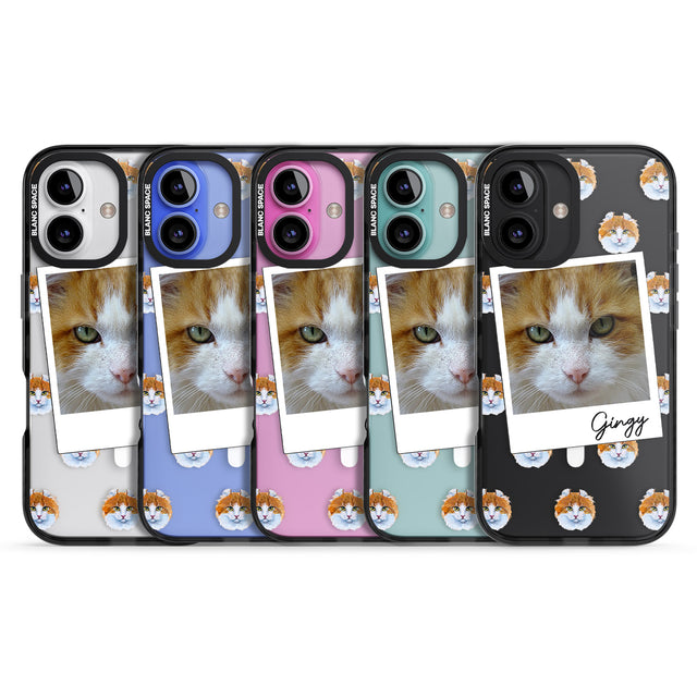 iPhone 16 Pro Max Personalised American Curl Photo Black Impact Phone Case