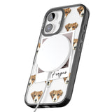 iPhone 16 Pro Max Personalised Jack Russell - Dog Photo Black Impact Phone Case