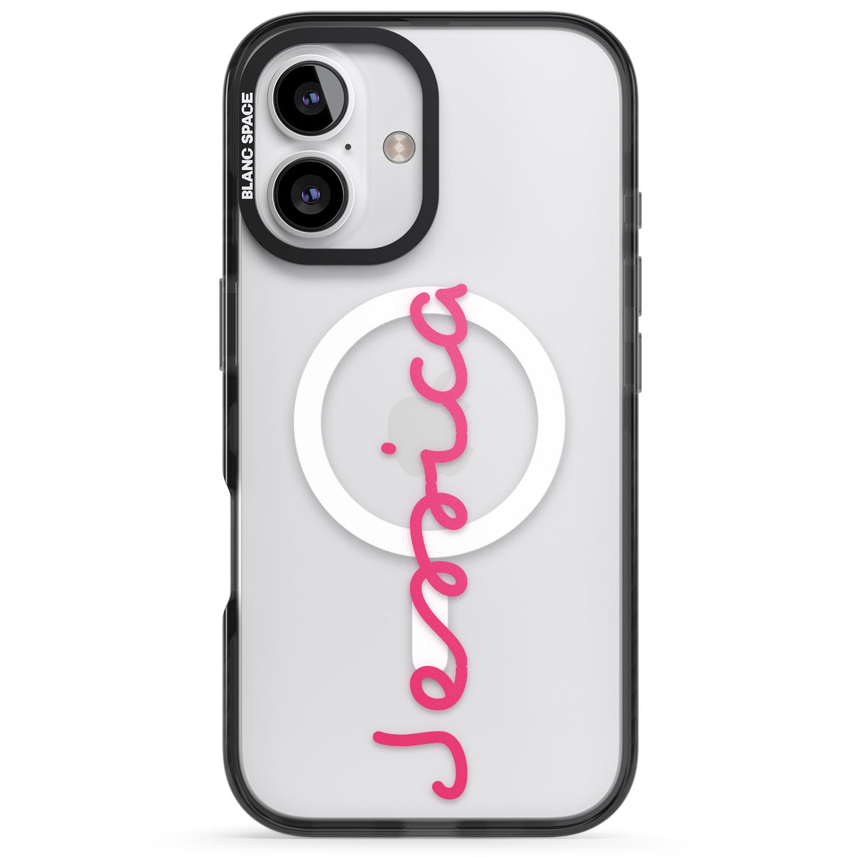 iPhone 16 Pro Max Personalised Summer Name Black Impact Phone Case