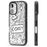 iPhone 16 Pro Max Personalised Banner Boy Black Impact Phone Case