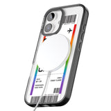 iPhone 16 Pro Max Pride Boarding Pass (Limited Edition) Black Impact Phone Case