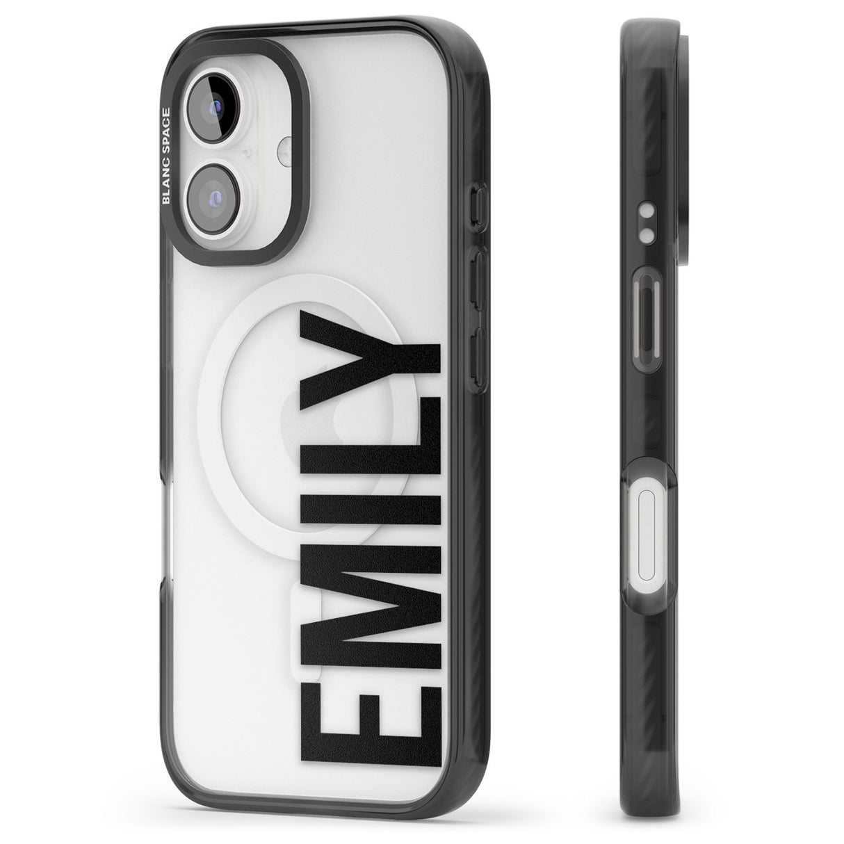 iPhone 16 Pro Max Personalised Name Black Impact Phone Case