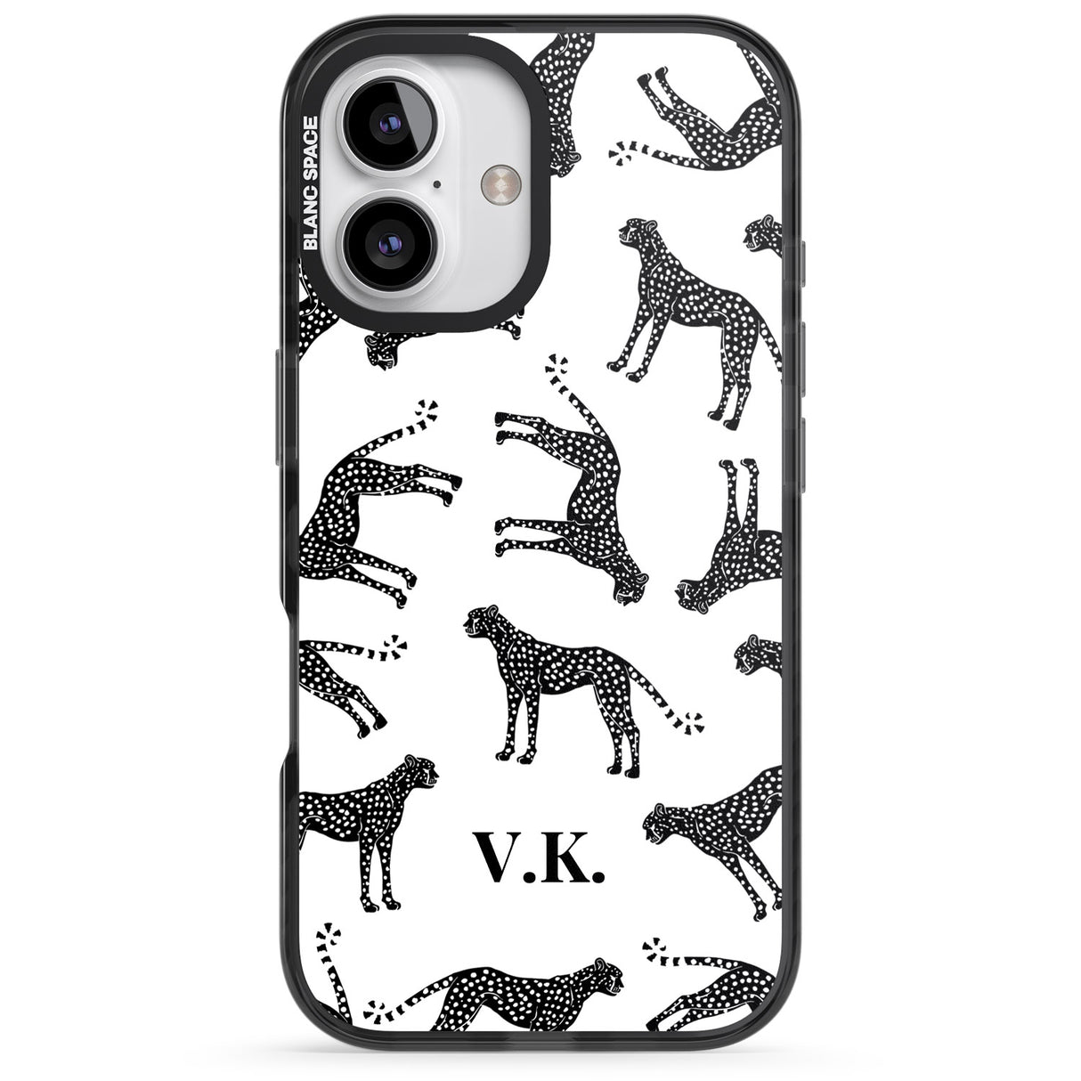 Personalised Cheetah Black & White