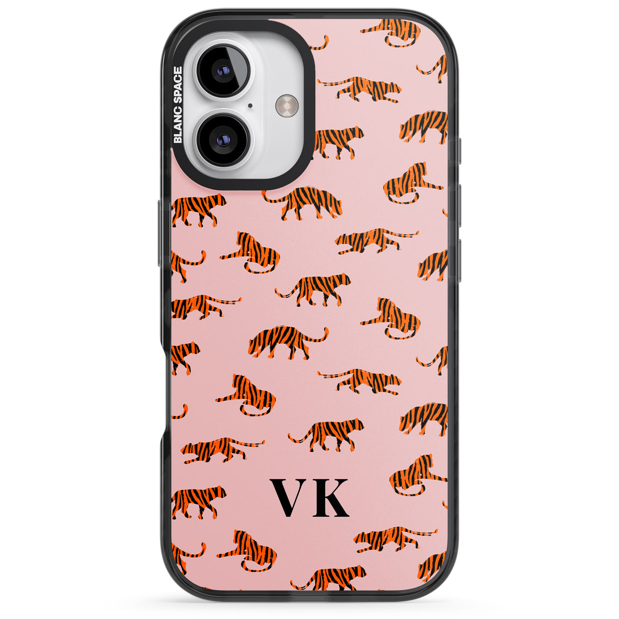 Personalised Safari Tiger Pattern on Pink