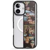 iPhone 16 Pro Max Personalised Photo Strip Black Impact Phone Case