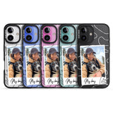 iPhone 16 Pro Max Personalised Abstract Faces Instant Photo Black Impact Phone Case