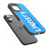 iPhone 16 Pro Max Personalised Bold Name: Blue Black Impact Phone Case