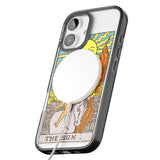 iPhone 16 Pro Max Personalised The Sun Tarot Card - Colour Black Impact Phone Case