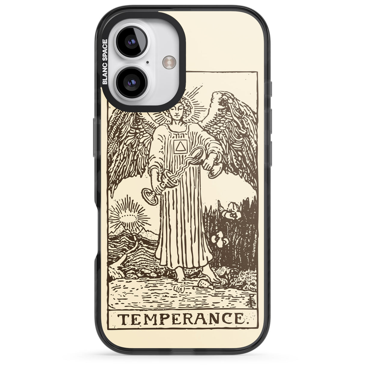 Personalised Temperance Tarot Card - Solid Cream