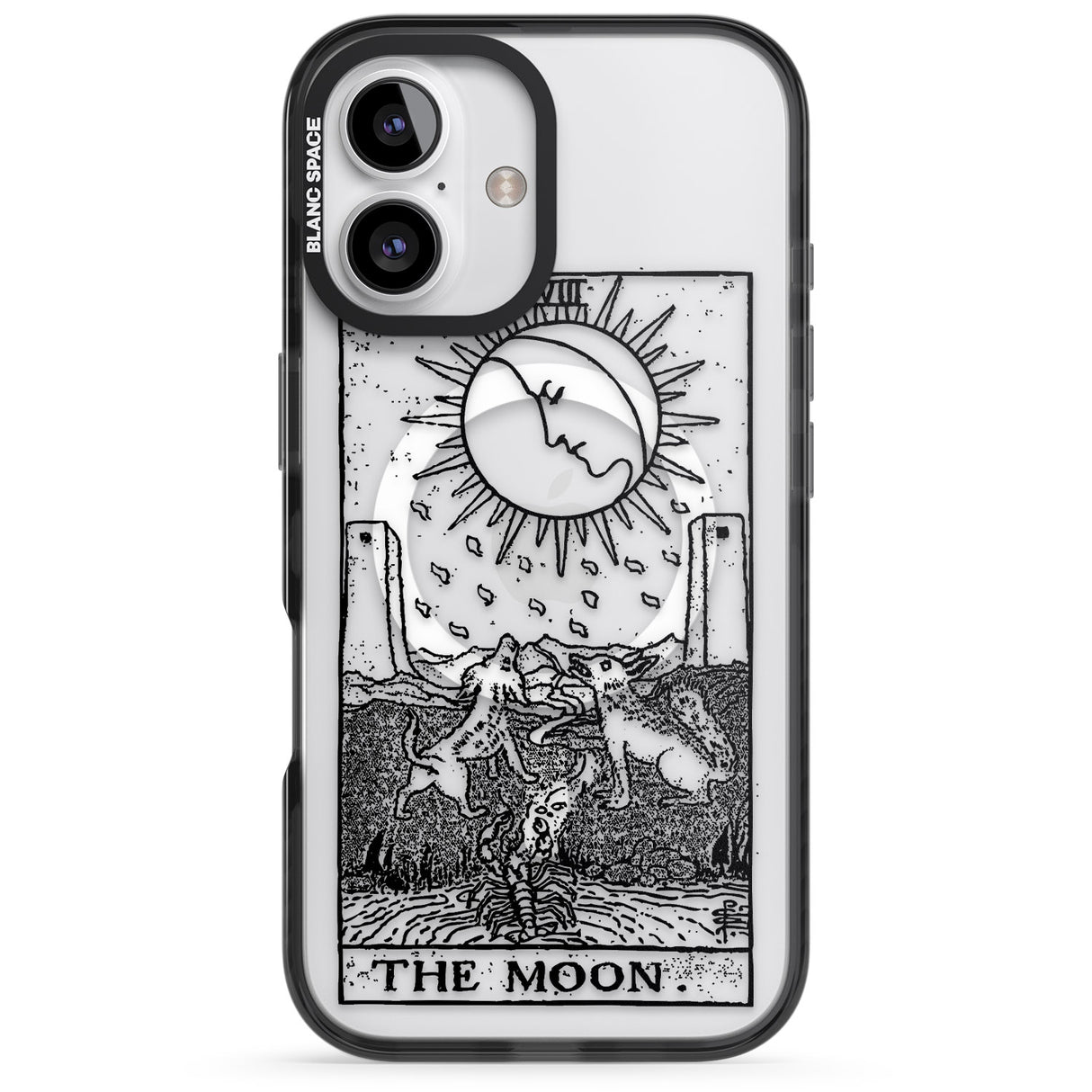 Personalised The Moon Tarot Card - Transparent