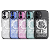 iPhone 16 Pro Max Personalised Temperance Tarot Card - White Transparent Black Impact Phone Case