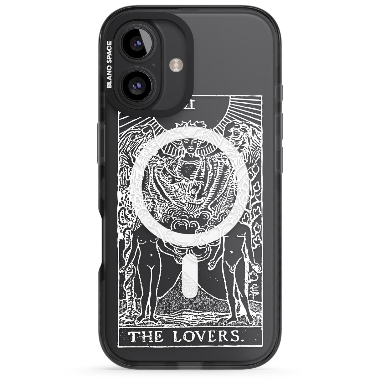 Personalised The Lovers Tarot Card - White Transparent